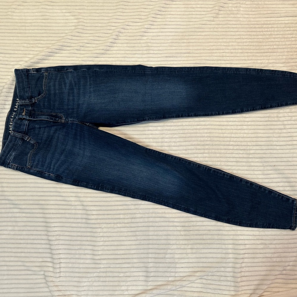 American Eagle Outfitters Dark Blue Skinny Jeans